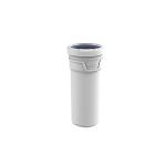 stjdmpende hvid muffe med mm 110x150 aflbsrr pp-m as wavin