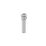 stjdmpende hvid muffe med mm 50x250 aflbsrr pp-m as wavin