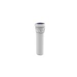 stjdmpende hvid muffe med mm 75x250 aflbsrr pp-m as wavin