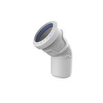 stjdmpende hvid 45 mm 50 bjning pp-m as wavin
