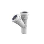 stjdmpende hvid 45 mm 50 grenrr pp-m as wavin