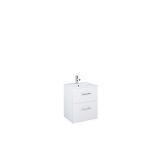 hjglans hvid vask skuffer 2 mbelskab cm 50 image