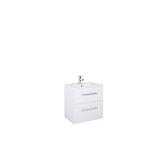 hjglans hvid vask skuffer 2 mbelskab cm 60 image