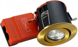 lyskilde ex messing downlight 88mm 230v gu10 66 exo daxtor