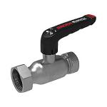 stl forzinket omlber-muffe hndtag med dn20 4 x3 4 3 flow full kuglehane ballofix broen
