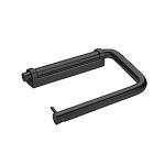 charcoal pvd brstet 145mm toiletrulleholder line d