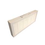 300 ct comfort nilan til passer 228x500x48mm f7 kassettefilter