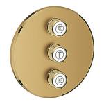 sunrise cool børstet sæt kontrol volume triple forplade smartcontrol grohtherm grohe