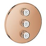 sunset warm sæt kontrol volume triple forplade smartcontrol grohtherm grohe