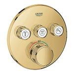 sunrise cool poleret ventiler 3 med termostat forplade brus smartcontrol grohtherm grohe