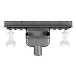 sidestuds 2 samt udløb ø75mm lodret med 800mm afløbsrende line purus