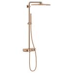sunset warm børstet - væg til termostat duo 310 smartcontrol brusesys cube euphoria grohe