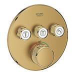 sunrise cool børstet ventiler 3 med termostat forplade brus smartcontrol grohtherm grohe