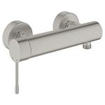 supersteel vægmonteret brus til termostatarmatur essence grohe