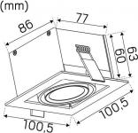 hvid 230v 525lm 927 5w 7 i box optic