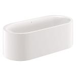 hvid fritstende 575x800x1800mm badekar essence grohe