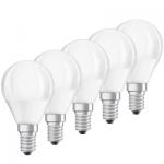 5-pak hs e14 40w827 krone led