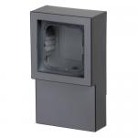 ramme integreret ral7021 højglans antracit euro modul 1 panelunderlag impressivo abb