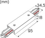 sort 1-faset midt-tilslutning