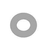 forkromet brstet blank 70x2mm roset grohe