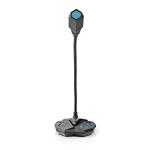 hovedtelefonudgang sluk tænd off-knap on indbygget out audio mm 5 3 1x udgang tilslutninger usb notebook desktop med brug til microphone gaming wired nedis