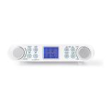 hvid dmper automatisk med display stationer forudindstillede 30 under-cabinet-radio fm-radio nedis