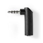 box stk 1 sort metal 90 vinkel nikkelplateret hunstik mm 5 3 hanstik mm 5 3 adapter audio stereo