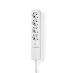 w 3680 f schuko-type x 4 strip stikdse rf nedis