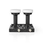 sort db 52-67 konverteringsydelse db 85 0 støjfigurinterval f-connector 2x udgangsforbindelse 0 6 monoblock twin lnb
