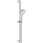 krom strålefunktioner 3 beslag justerbare 900 ø125 rund brusesæt idealrain jet evo standard ideal