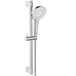 krom stråletyper 3 beslag justerbare 600 ø125 rund brusesæt idealrain jet evo standard ideal