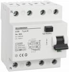 rel pfi - b type 300ma 4-polet 40a dc ac fejlstrmsafbryder malmbergs