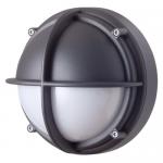 grafitgrå opal halvafskærmet lumen 381 3000k 5w 6 led skotlampe lk