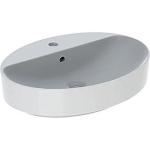 hvid bordplade til 600x450x158mm hndvask variform geberit