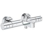 krom - vægmonteret badekar til termostat cosmopolitan 800 grohtherm grohe