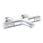 vægmonteret badekar til termostatarmatur feel precision grohe