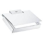 forkromet lg med 145mm toiletpapirholder cube selection grohe