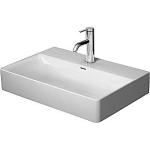hanehul og overløb uden 60x40cm håndvask durasquare duravit