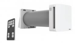 hvid remote 160 eco varmegevinding med ventilator 160mm unoklima klimair