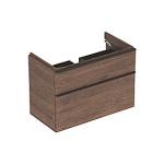 hickory nøddetræ 2skuffer 884x617x470mm vaskeskab smyle geberit
