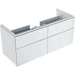 hvid skuffer 4 med 1174x530x462mm vaskeskab xeno2 geberit