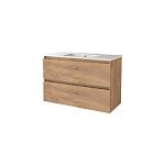 eg whiskey grebsfri 100x46cm håndvask med møbelsæt basicline sanibell