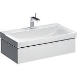 hvid skuffe med 880x220x462mm vaskeskab xeno2 geberit