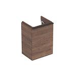 hickory nøddetræ 1låge 442x617x356mm højre til vaskeskab smyle geberit