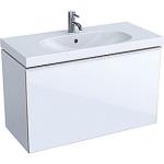 højglans hvid 1skuffe 890x535x416mm vaskeskab acanto geberit