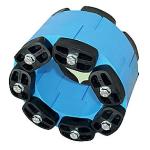 bolte rustfrit-syrefaste med epdm 68-75mm borehul 50mm kdettning lauridsen