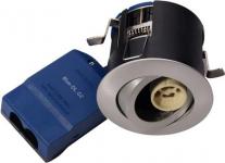 alu børstet lyskilde ex 230v gu10 ø87mm downlight outdoor g2 66 blue-dl