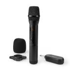 sort volumenkontrol db -95 ohm 1000 khz 13 - hz 70 cardioid mikrofon 1 set mikrofon trdls nedis