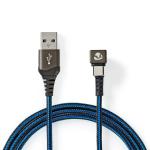 box window cover sort blå nylon flettet runde m 00 2 guldplateret mbps 480 han type-c usb han usb-a 0 2 usb usb-kabel