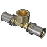 bakker th b h up u til messing dzr mm 20 x 2 1 x mm 20 muffe med t-stykke m5 tigris wavin